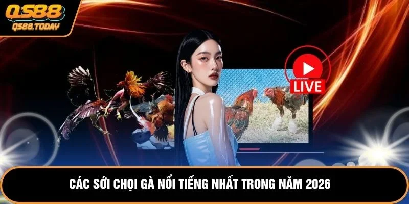 Các sới chọi gà nổi tiếng nhất trong năm 2026 